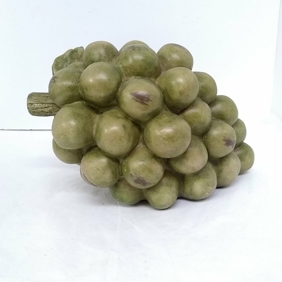 Grape Cluster Green Heavy Resin Table Dining Decor - Picture 4 of 6